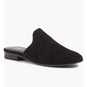 Black Suede mules size 7